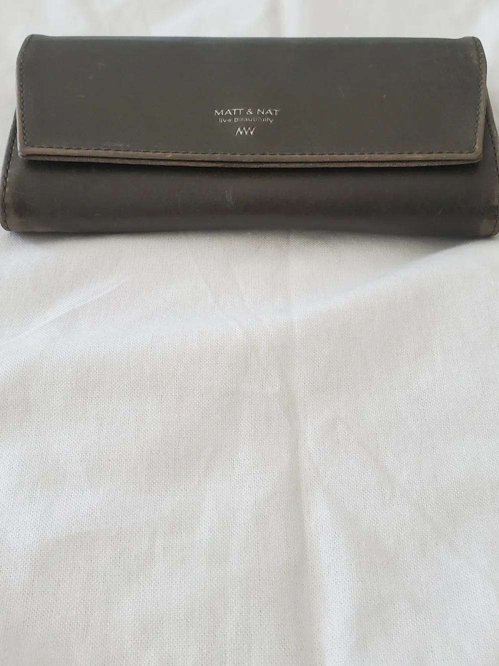Matt & Nat Olive Grey Wallet
